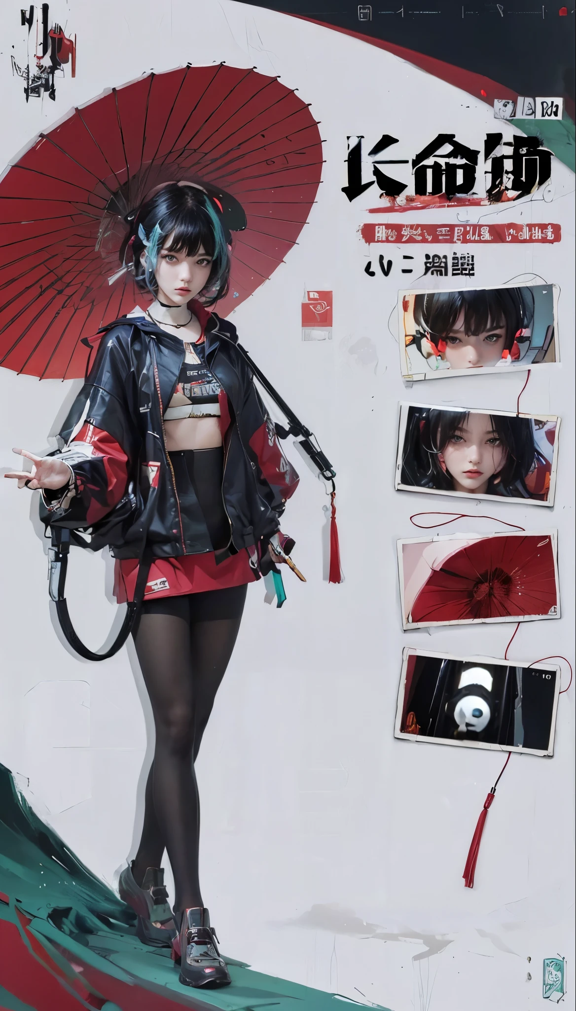 female, ((masterpiece, best quality, ultra detailed, absurdres), solo, short hair, breasts,cyberpunk