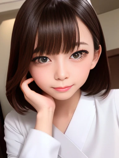 (masterpiece:1.2, Highest quality), (Realistic, photoRealistic:1.4), Beautiful illustrations, (Natural Side Lighting, Cinema Lighting), Browsing Caution,
Beautiful detailed hair, Beautifully detailed face, Beautiful attention to detail, Beautiful clavicle, Beautiful body, Beautiful breasts, Beautiful thighs, Beautiful feet, Beautiful Hands,
View your viewers, 1 girl, 16 years old, Pro Bowler, Perfect Face, Cute and symmetrical face, Glowing Skin,
(short hair, Bob Hair, Brown Hair), bangs, Grey Eyes, , Big eyes, Long eyelashes, (Medium chest), (Small Ass, thin太もも), thin, Excellent style,
(Detailed cloth texture, Bowling Uniform Polo Shirt(pink), Short skirt(black), training shoes), The finest underwear,
(Beautiful views), (bowling alley), (smile, Lips parted),
