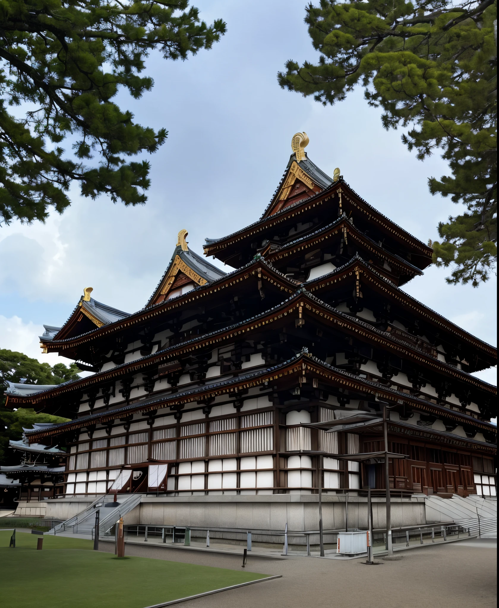masterpiece、top-quality、hightquality、the Extremely Detailed CG Unity 8K Wallpapers、Warring states period ighly detailed、Nagoya Castle、Himeji Castle、Kumamoto Castle、Egret City、Edo Castle、Japan castle、outside of house、Sky、cloud、natta、No humanont、jpn, moonlights, cinemagraph, landscapes, Eau, The tree, dark sky, falls, cliff, naturey, lake, a river, cloudy ash sky, awardwinning photo, bokeh dof, depth of fields, nffsw, bloom, chromatic abberation, Photorealsitic, ighly detailed, Trending on ArtStation, CGsociety Trends、Complex and、in detail、Dramatic and、