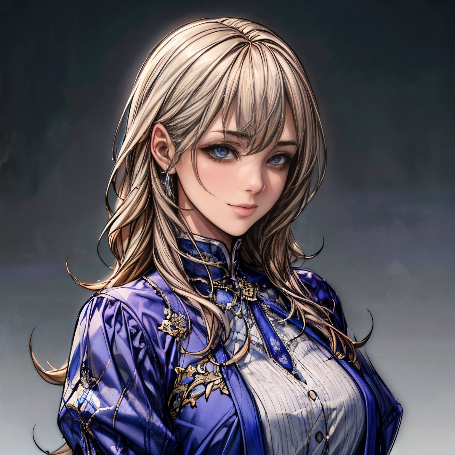 (highest quality,8k,masterpiece:1.2), Please draw it realistically like a real photo.。Very detailed,1 girl,Beautiful fine details,Beautiful and detailed mouth,Very detailed顔と表情,Beautiful eyelashes、,Grey and two-tone,She was wearing a dress and a long skirt.,A kind smile、Three-dimensional figures,Surrounded by dramatic lighting、Has a rich expressiveness。The work is、(highest quality,4K,8k,High resolution,masterpiece:1.2),Very detailed、Full body shot of a person、The screen background is Very detailed、Caustics with detailed background、Create beautiful portraits。このThe work is、Use vibrant shades for your colors、Beautiful lighting enhances the overall atmosphere。Make her look stunning with a full body photoshoot。