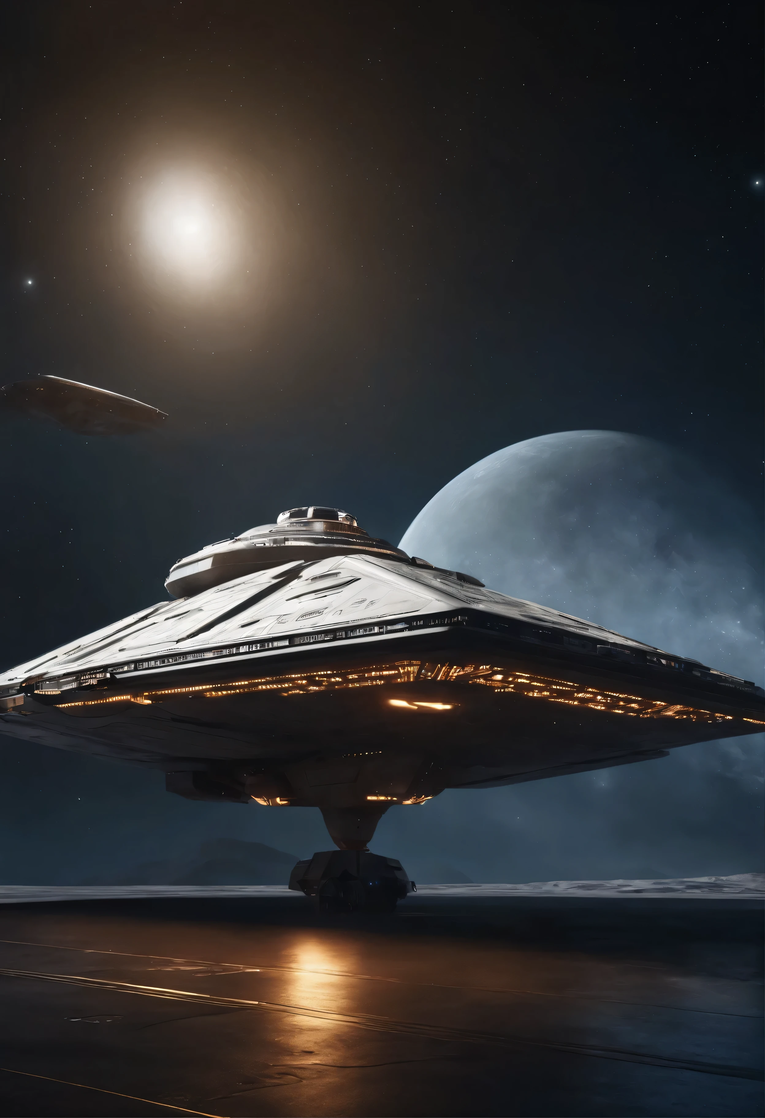 In this highly detailed CG Unity 8K wallpaper、You'll be transported to the intricately crafted world of Star Wars。The Star Destroyer aircraft、A streamlined design with complex textures、Accentuated with meticulous detail、Inspires sophisticated awe。Step into the iconic Star Wars universe、I can't help but feel a sense of wonder and enchantment.。This breathtaking masterpiece、The highest quality high definition 4K presentation will take you on a journey into a surreal reality where starfighters soar.。A truly unforgettable experience。
Prepare