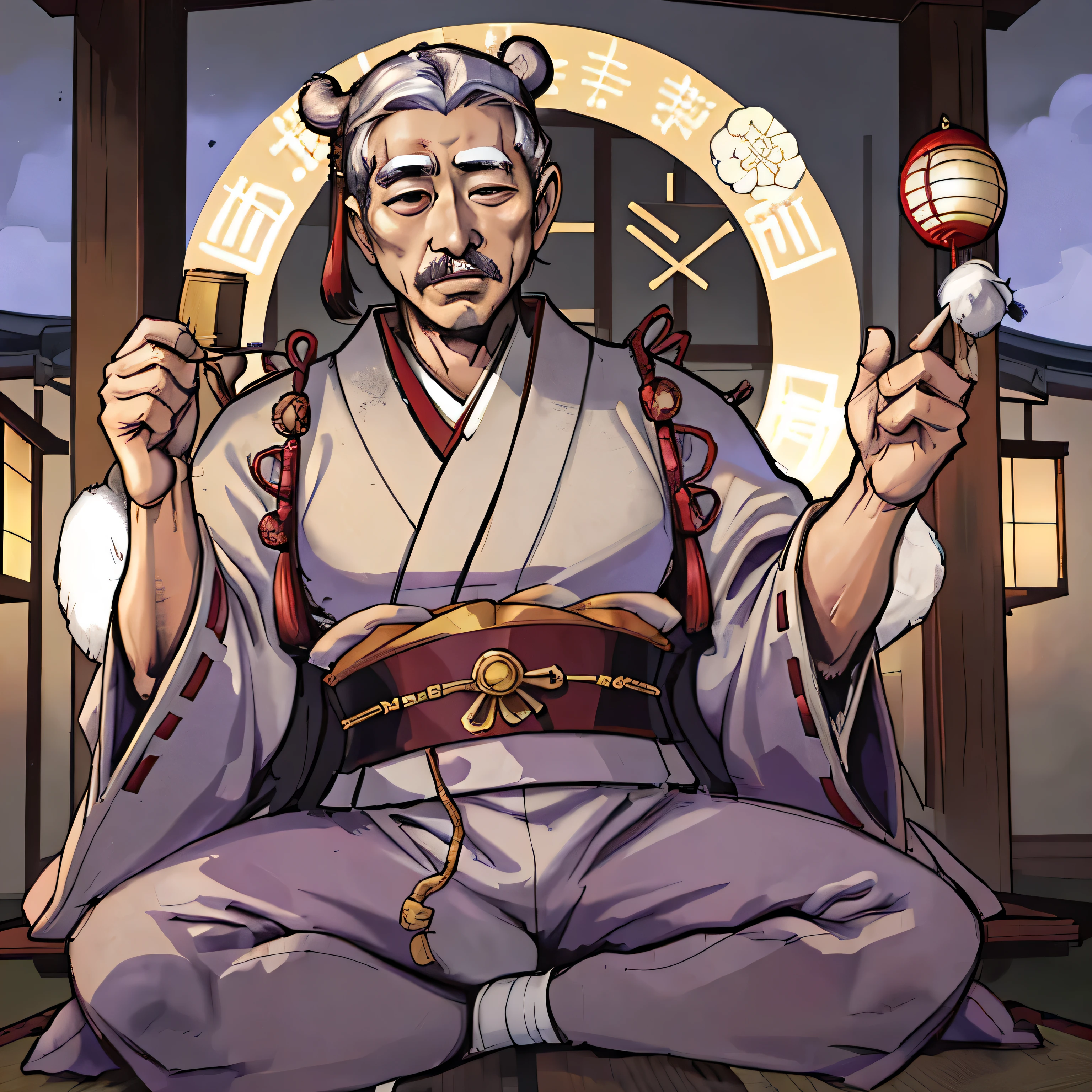 Man 40 years old Japanese emperor 