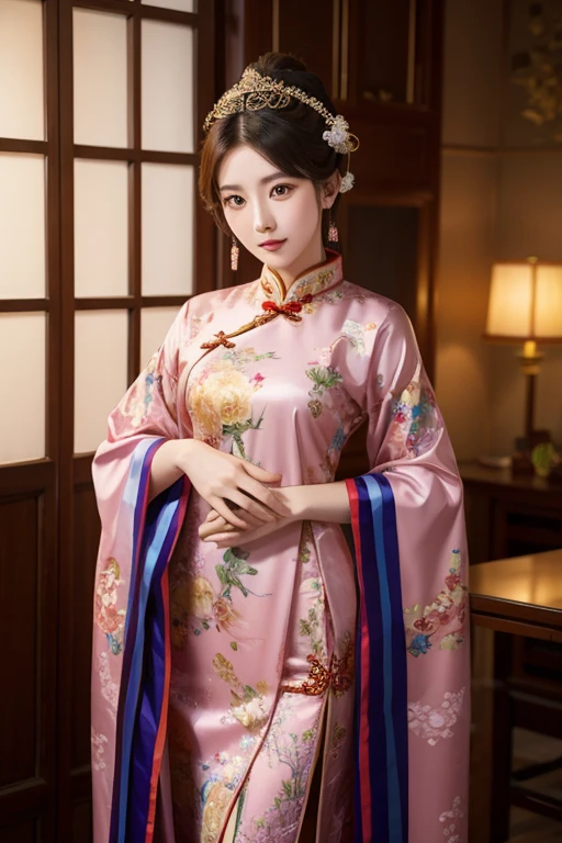 a chinese,Gorgeously dressed noblewoman