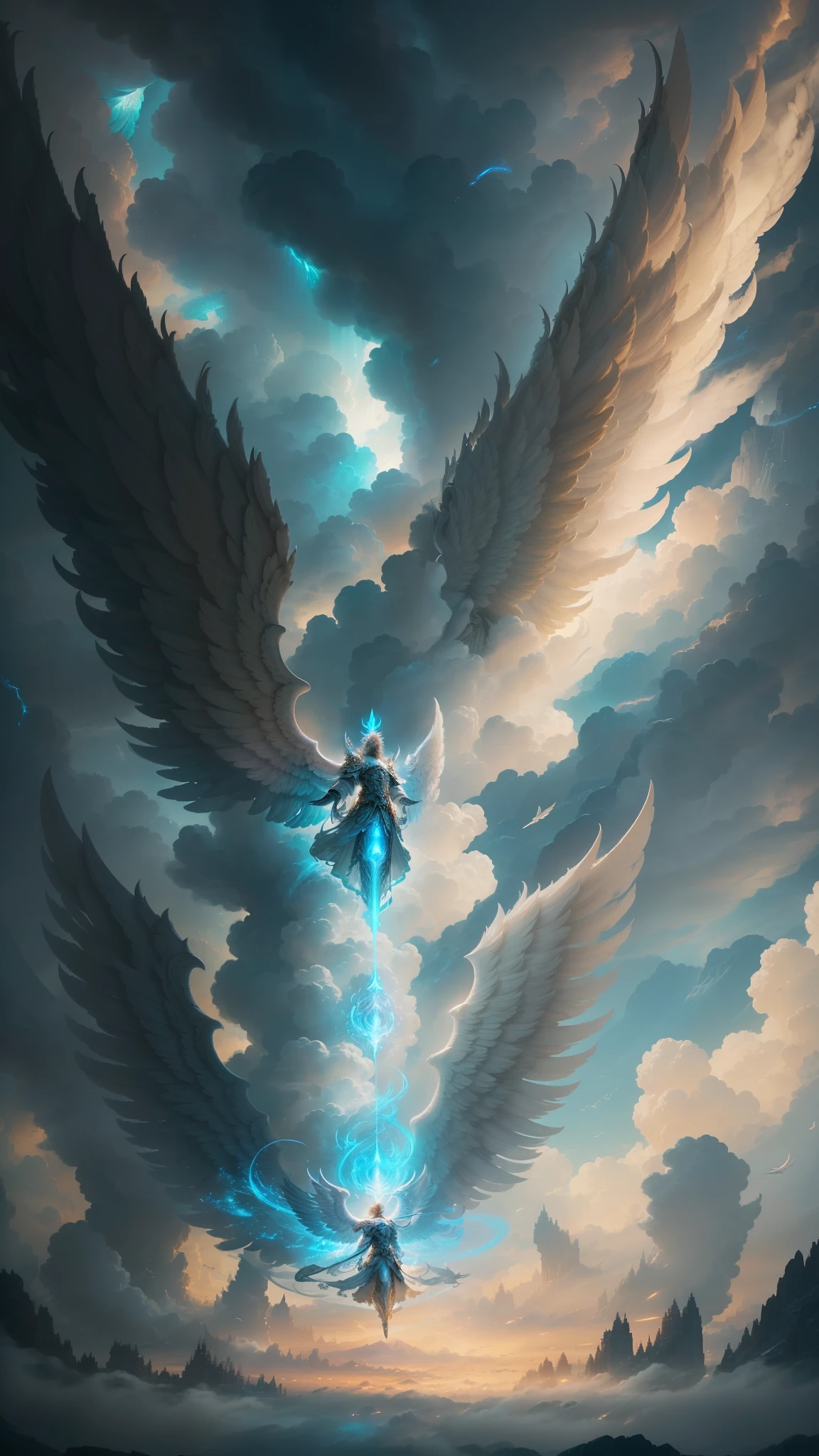 The Horde of Male Celestial Angels Descending from the Sky: A Realistic Epic in Soft Cinematic Portraits
This image invites you into a breathtaking scene of ethereal beauty and grandeur, as the Horde of Male Celestial Angels descends from the sky, their meticulously crafted wings unfurling in an intricate display of divine splendor.
As a soft, cinematic portrait, this image is rendered with an unparalleled attention to detail, using tools like Adobe Lightroom and Photo Lab to bring out the hyperrealistic textures and faded, neutral colors of the celestial beings and their surroundings.
The