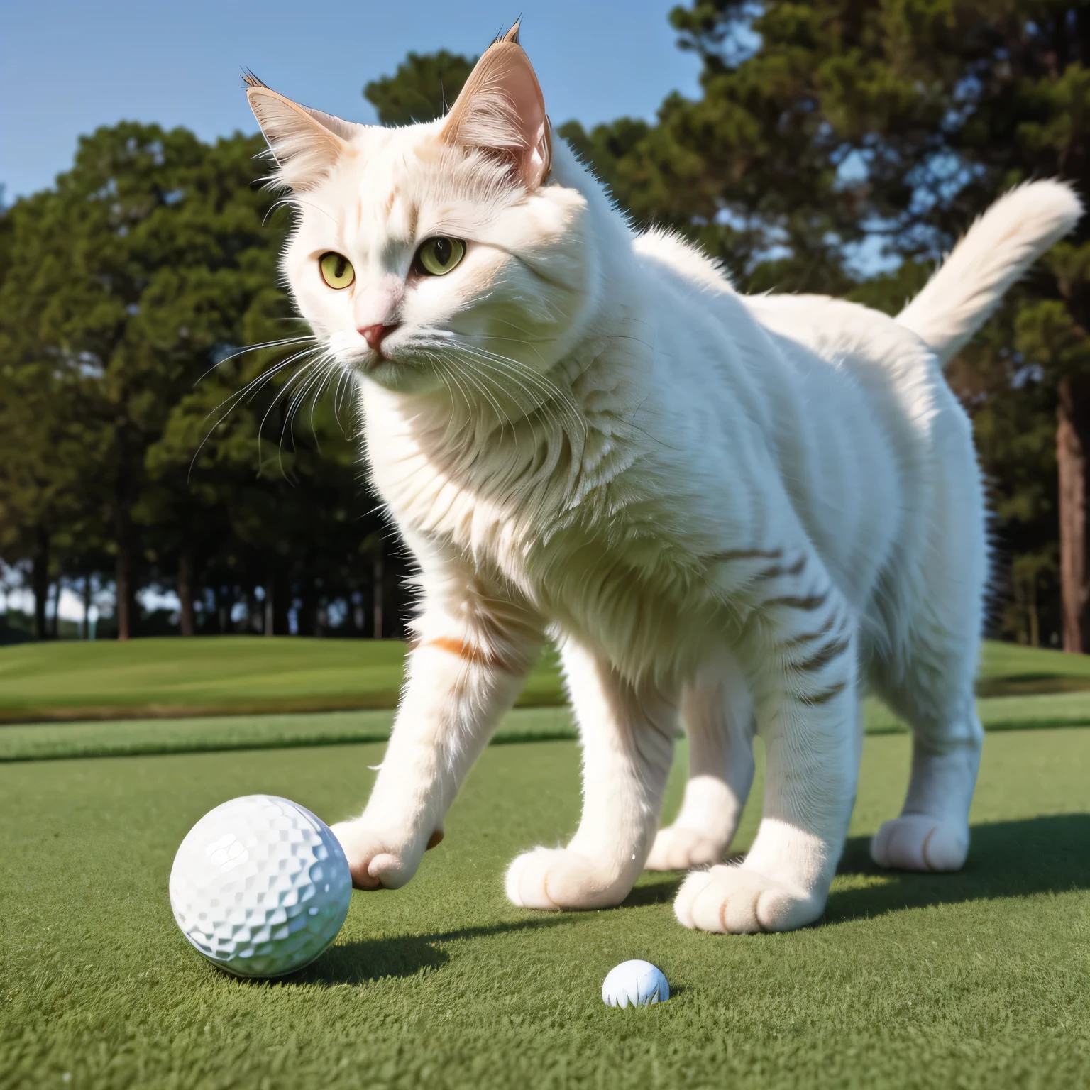 cat、cute、golf