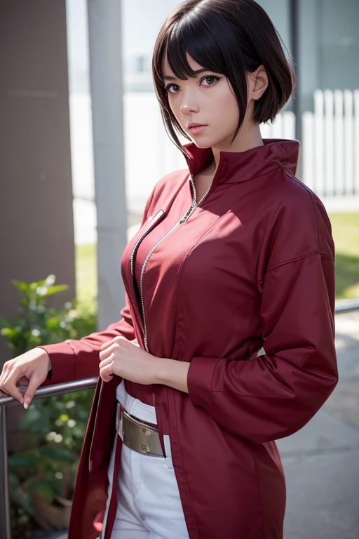 sakura haruno, Shippuden, ((Solo)), Solo, ((in front of the show)), elegante,con una blusa roja y una falda rosa claro, sakura haruno in Naruto Shippuden, cabello rosado, Delicado, joven, corto, detallado, High Definition, ((cuerpo completo)), cuerpo completo, ((tumba)), en un pueblo , Pueblo chino, she is a hermoso woman, hermoso, hermoso and nice woman, hermoso, hermoso, alta calidad, ojos afilados, High Definition, afilado, afilado strokes, cinta roja en el pelo,tendencia en artstation, por Rhods, Andreas Rocha, rossdraws, makoto shinkai, laurie greasley, Lois van Baarle, Ilya Kuvshinov and Greg Rutkowski INFORMATION