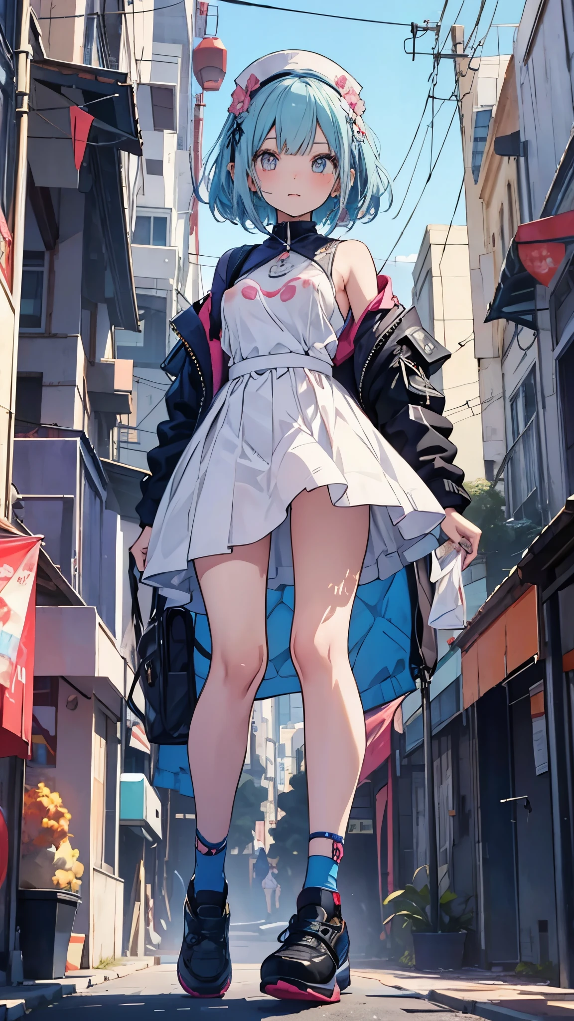 sketch,anime screencap,fusion between pop art and art deco styles, loose lines, bold lines, on paper, in an ancient city, Full body, Beautiful anime waifu style 1girl, cinematic action, highly detailed, realistic, Isometric,skindantation,(view from below captures), the entire body of a cute 1girl as she stands in a dynamic pose,showing pussy,1girl,nipples visible through clothes,bob hair,pussy juice,saliva trail,