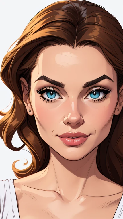 estilo de desenho animado:1.2), Michelle Pfeiffer s Mulher brasileira desenho ART Artline mulher fundo branco Imagem cartoon de uma mulher , roupas sensuais , garota super valente destemida , Ilustra??o estilo desenho animado, estilo de arte dos desenhos animados, estilo de arte dos desenhos animados, digital illustration style, design de personagens altamente detalhado, arte digital detalhada fofa, Fan art horror character design portrait, beautiful high quality portrait digital illustration, arte em quadrinhos, retrato do design do personagem, white background Busty without clothes and medium breasts female character cartoon style Michelle Pfeiffer in black and white