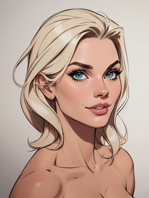 estilo de desenho animado:1.2), Michelle Pfeiffer s Mulher brasileira desenho ART Artline mulher fundo branco Imagem cartoon de uma mulher , roupas sensuais , garota super valente destemida , Ilustra??o estilo desenho animado, estilo de arte dos desenhos animados, estilo de arte dos desenhos animados, digital illustration style, design de personagens altamente detalhado, arte digital detalhada fofa, Fan art horror character design portrait, beautiful high quality portrait digital illustration, arte em quadrinhos, retrato do design do personagem, white background Busty without clothes and medium breasts female character cartoon style Michelle Pfeiffer 