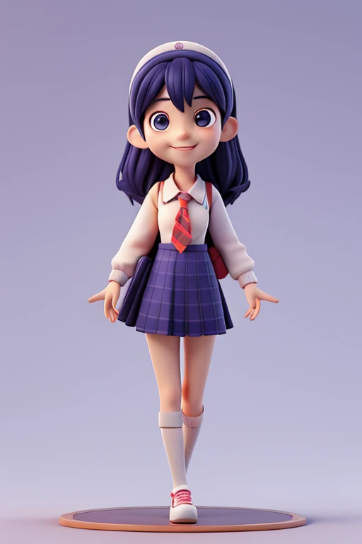 School teacher、Anime characters、cartoon、3D、3D illustration style、3D Rendering、