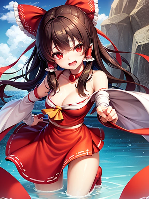 Reimu Hakurei fingering erotic