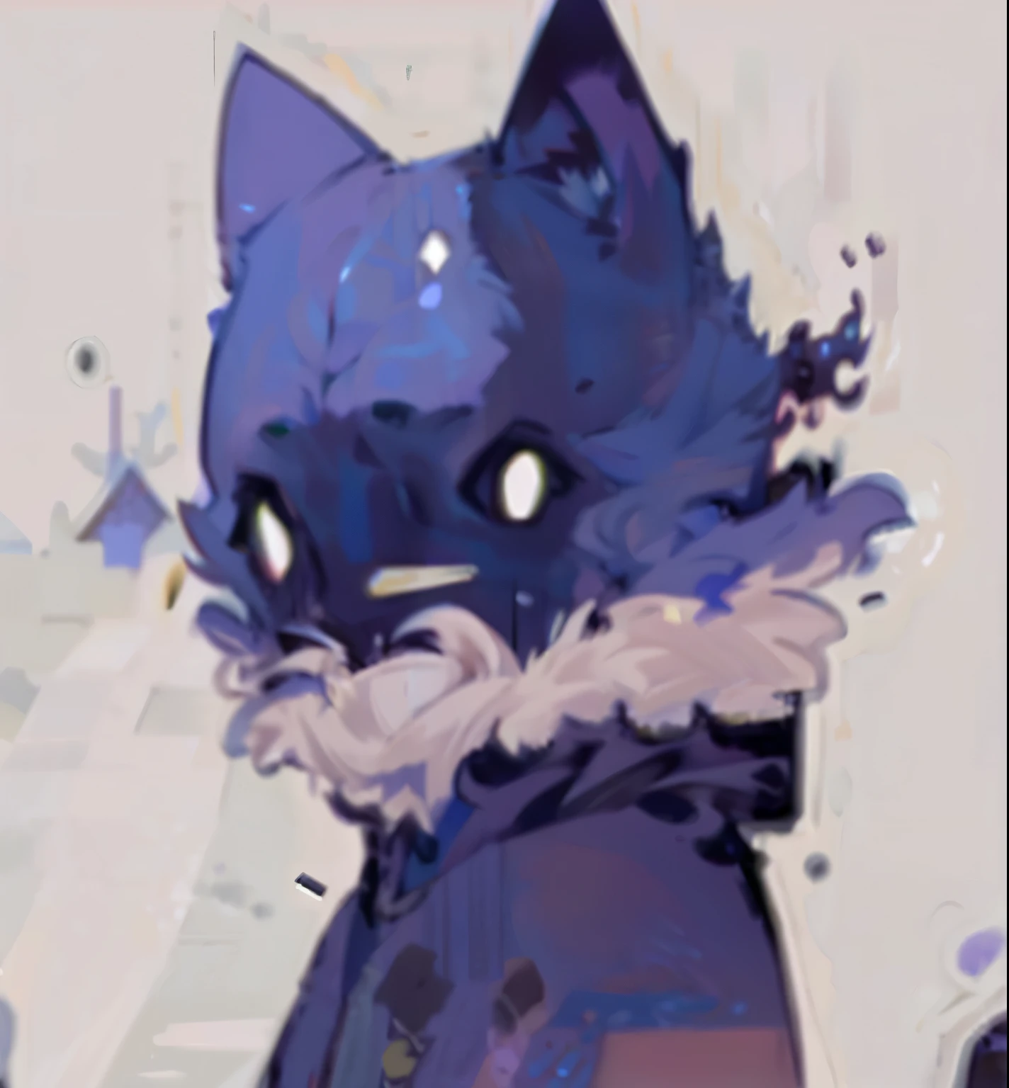 Masterpiece, cat focus, 1 cat, solo, Art, oil painting, style of, portrait, sorrow, Disco Elysium, masterpiece, Best Quality, upper cat body, Detailed, 4k, Cinematics, Background from: Inside an illuminated medieval village in front of a medieval castle on a rainy night, Dark clouds, thunder-storm, pomaded, cosmocat, astrocat