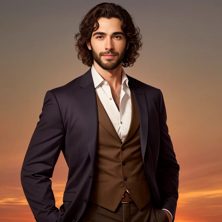 a handsome jew hero man