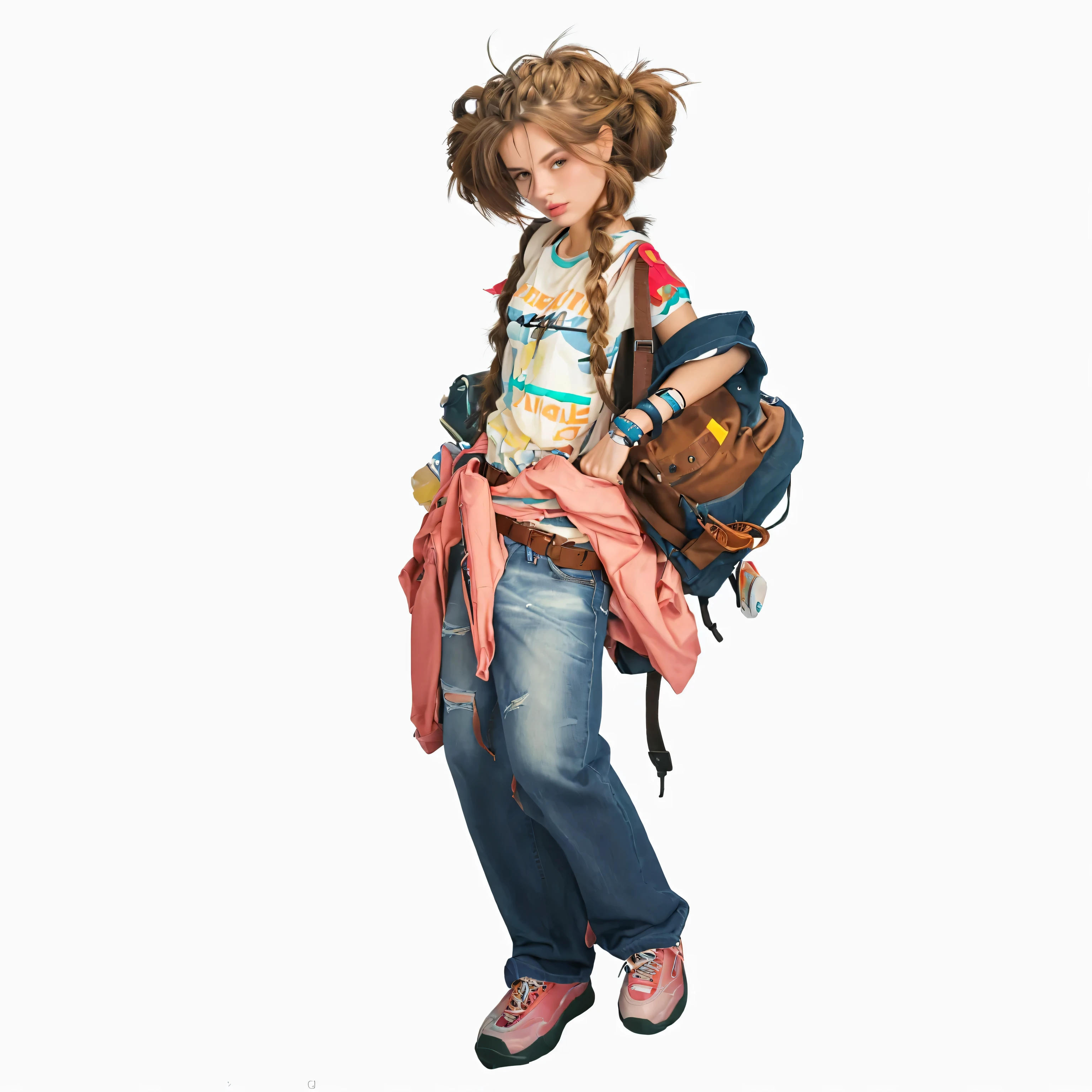A girl who doesn't wear a skirt