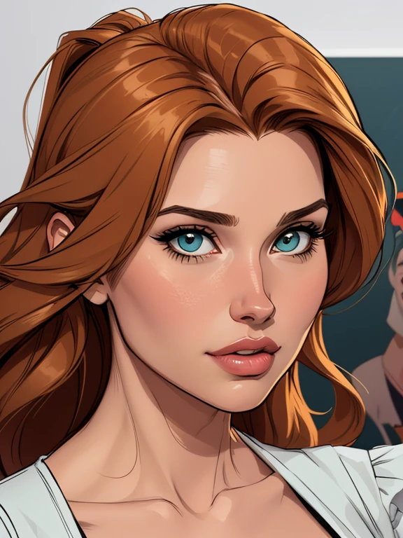 estilo de desenho animado:1.2), Geena Davis  s Mulher brasileira desenho ART Artline mulher  Imagem cartoon de uma mulher , roupas sensuais , garota super valente destemida , Ilustra??o estilo desenho animado, estilo de arte dos desenhos animados, estilo de arte dos desenhos animados, digital illustration style, design de personagens altamente detalhado, arte digital detalhada fofa, Fan art horror character design portrait, beautiful high quality portrait digital illustration, arte em quadrinhos, retrato do design do personagem, Busty undressed and medium breasted cartoon style female character Geena Davis 
