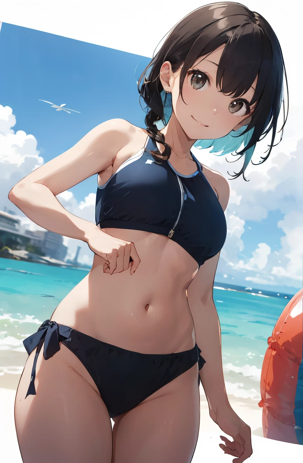 High resolution、
One beautiful young woman、
(Masterpiece 1.5),super high quality, Very detailed,Perfect drawing,NFSW、Beautiful woman、Beautiful, glowing skin、A kind smile、Beautiful black hair、Braiding、(((beautiful swimwear)))、(((Luxury Swimwear)))、。.。.。.3D、16K Illustrations、((Clear Face))、High resolution、Nice background、Beautiful background、Spotlight、Vibrant colors、(((Detail View)))、Perfect beautiful girl、(((Perfect photo)))Wakame seaweed、Wakame seaweed、Wakame seaweed、Wakame seaweed、Wakame seaweed、Wakame seaweed、Wakame seaweed、