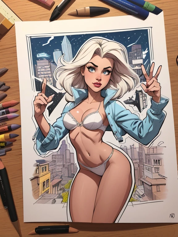 estilo de desenho animado:1.2), full body Cartoon style Actress Angélica - Fadas/kaleid forro prisma illyaMulher Imagem de desenho animado de uma mulher , roupas sensuais , garota super fofa, cartoon style illustration, estilo de arte dos desenhos animados, estilo de arte dos desenhos animados, digital illustration style, design de personagens altamente detalhado, arte digital detalhada fofa, City fan art, design de personagem retrato, beautiful digital illustration, retrato de alta qualidade, arte em quadrinhos, retrato do design do personagem, Buso com fundo branco, no clothes and medium breasts, female character in the cartoon style The Lord of the Rings I buy the whole