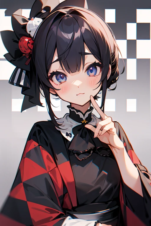 MS. cute、Taisho、Checkerboard Pattern、Beautiful Eyes、