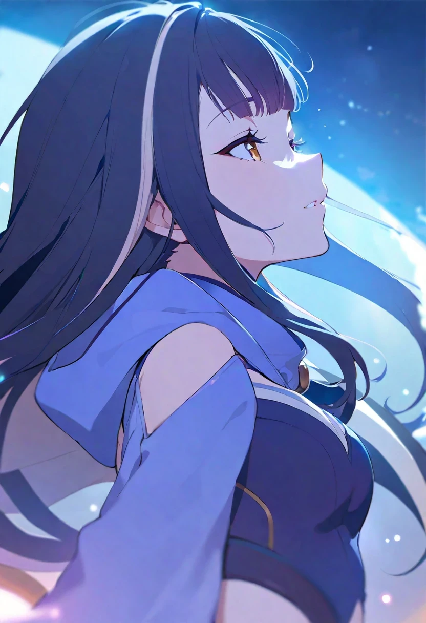 (shylily/(Twich/):1.5),(masterpiece:1.2),(best quality:1.2),, (1girl:1.3),an anime girl, a digital rendering, profile of anime girl, makoto shinkai art style, Makoto Shinkai and Artgerm, anime girl portrait profile, Makoto Shinkai, high detailed official artwork, Makoto Shinkai