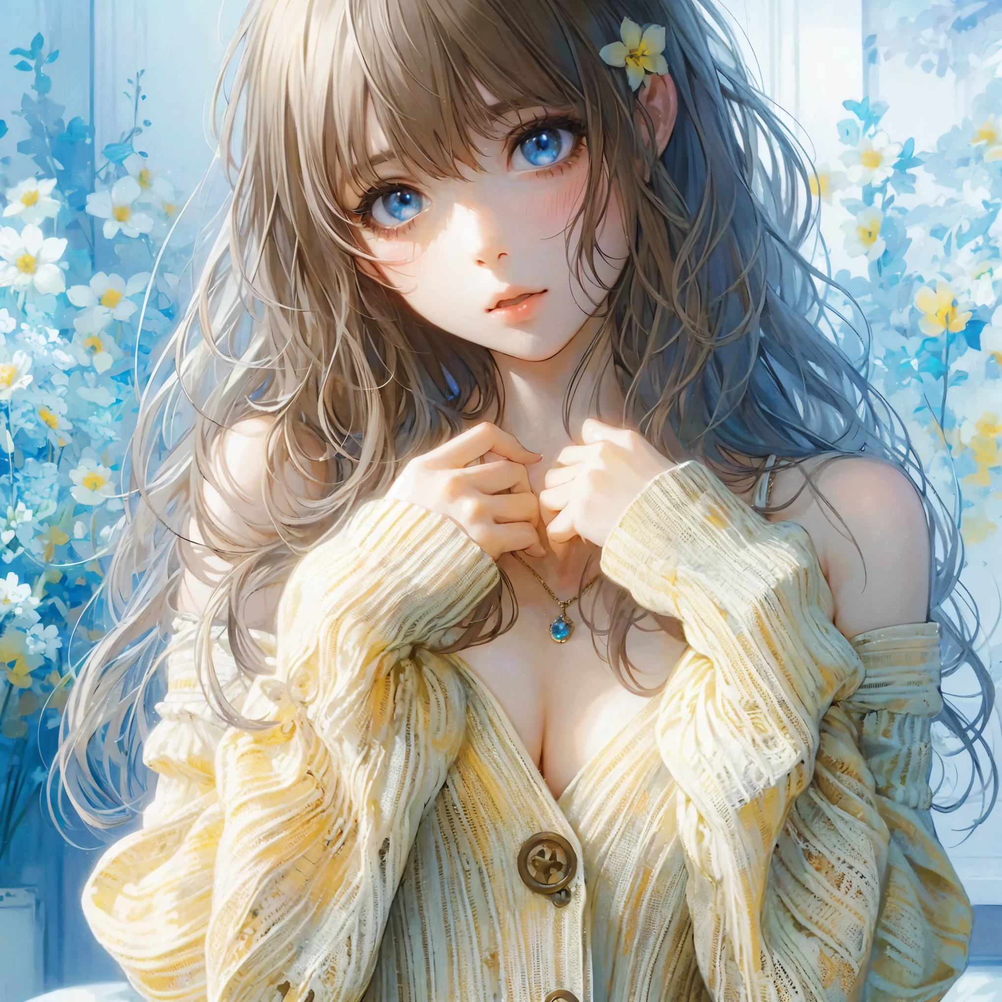 (best quality,4k,8k,highres,masterpiece:1.2),ultra-detailed,(realistic,photorealistic,photo-realistic:1.37),beautiful detailed eyes,beautiful detailed lips,A girl with beautiful eyes, An anime girl wearing a pretty dress, A cute anime wife in a lovely dress, detailed digital anime art, a dress wearing, everyone, beautiful anime girl, cute anime girl, smooth anime art, anime style, vibrant colors, soft lighting, detailed drawn beautiful eyes, beautiful cleavage,