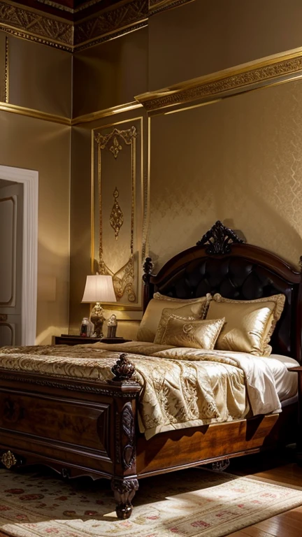 [Image: A luxurious baroque bedroom adorned with ornate furniture, elaborate draperies, and opulent details.]

[Caption:]
"Transport yourself to a realm of timeless opulence and grandeur in our magnificent baroque bedroom. ✨ From the intricate carvings to the sumptuous fabrics, every detail exudes luxury and sophistication. Dive into a world where elegance meets extravagance. #BaroqueBeauty #LuxuriousLiving #OpulentInteriors #TimelessElegance"

