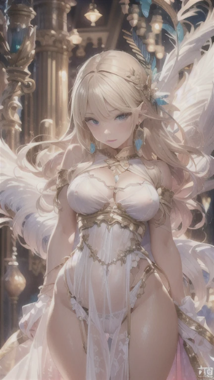 beautiful美しさ, 3D 2D, rich, blonde, skirt, stockings, High heels, poison、star、star、(Highly detailed CG Unity 8k wallpaper),(masterpiece), (最high quality), (Very detailed), (Best illustrations),(Best Shadow), (sharp eyeliner, eye shadow, fine eye:1.1), (超High resolution,Realistic,最high quality,Realistic),(8k,RAW Photos,最high quality,マstarプル),Mature Woman、Sensual curves、Huge breasts、Thighs、bubble、お尻のmasterpiece, 最high quality, Very detailed, full body shot, Mature Woman, beautiful Mature Woman, Nightgowns and underwear, Captivating smile, Thick lips, Plumpとした唇, blush, Looking at the audience, Provocative expression, beautiful髪型, Cleavage, Plump、Curvy Hips、Attractive face、Sexy Lingerie、An inviting gaze、Expressing emotions、Obscene underwear、(((Erotic see-through lingerie set)))、Standing position、Gorgeous Accessories 、Big Breastsの女性, Exposing shoulders, Blonde, colored feather, metal ornaments, colored Flowers, particle, Light, (masterpiece, 最high quality, 最high quality, Official Art, beautiful and aesthetic:1.2), (1 girl:1.3), Very detailed,(Fractal Art:1.1),(colorful:1.1)、(Flowers:1.3),Most detailed,(Tangled:1.2), (Dynamic pose), (Abstract background:1.3), (Shiny skin), (Many colors :1.4), ,(Earrings:1.4), (feather:1.4),masterpiece, 最high quality, Very detailed, 30~40 years, full body shot, beautiful 、Various Hair Styles,Gold headband,Ample breasts,beautiful butt,Greek clothing,Tulle covers the chest,Perfect balance, Detailed clothing details,marble,Statue of God,cinematic Lighting, Film Grain, Fuji Color, 8k, masterpiece, Very detailed, Attention to detail, high quality, High resolution,(((Browsing Caution:1.2)))、Exposed breasts、Openwork decoration,(((See-through dress)))、(((解剖学的に正しいbody))) , 最high quality, Very detailed, (((Obscene underwear)))、Lift your butt, From below, (((R-18)))、festival、Thighs, Big Breasts, Are standing, Cowboy Shot, blush, (((1 girl))), (masterpiece:1.3), (High resolution), (8k), (Very detailed), Perfect Face, Nice eye and face, (((最high quality))), (Very detailed), detailed face and eye, (alone), High resolution、beautifuleye,(((Sexy pose)))、(((整ったBig Breasts)))、((beautiful eye))、luxury、(((超High resolution)))、(((Detailed Description)))、(((ぽっちゃりbody型)))、(((解剖学的構造に一致したbodyの部位)))、beautiful長いまつ毛、バランスのとれたbody型、2book arm、2 basics、Just the right size for your legs and arms、Fishnet tights、glamorous、(((Clear white and black eye)))、lipstick、Shine、(Undistorted face, eye, body)、jewelry、gem、(長くカールしたbeautifulまつ毛)、(((バランス良いbeautiful胸)))、(transparent, Exquisite skin:1.2)