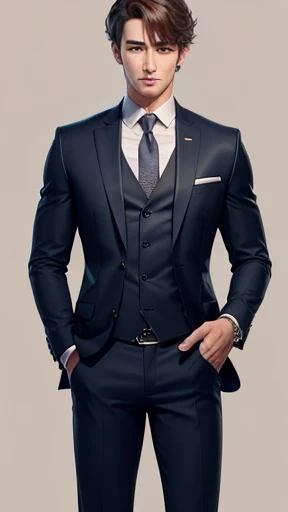 Handsome、Are standing