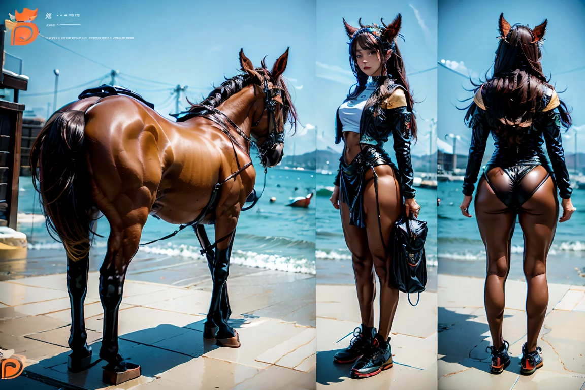 Female centaur, full body shot
