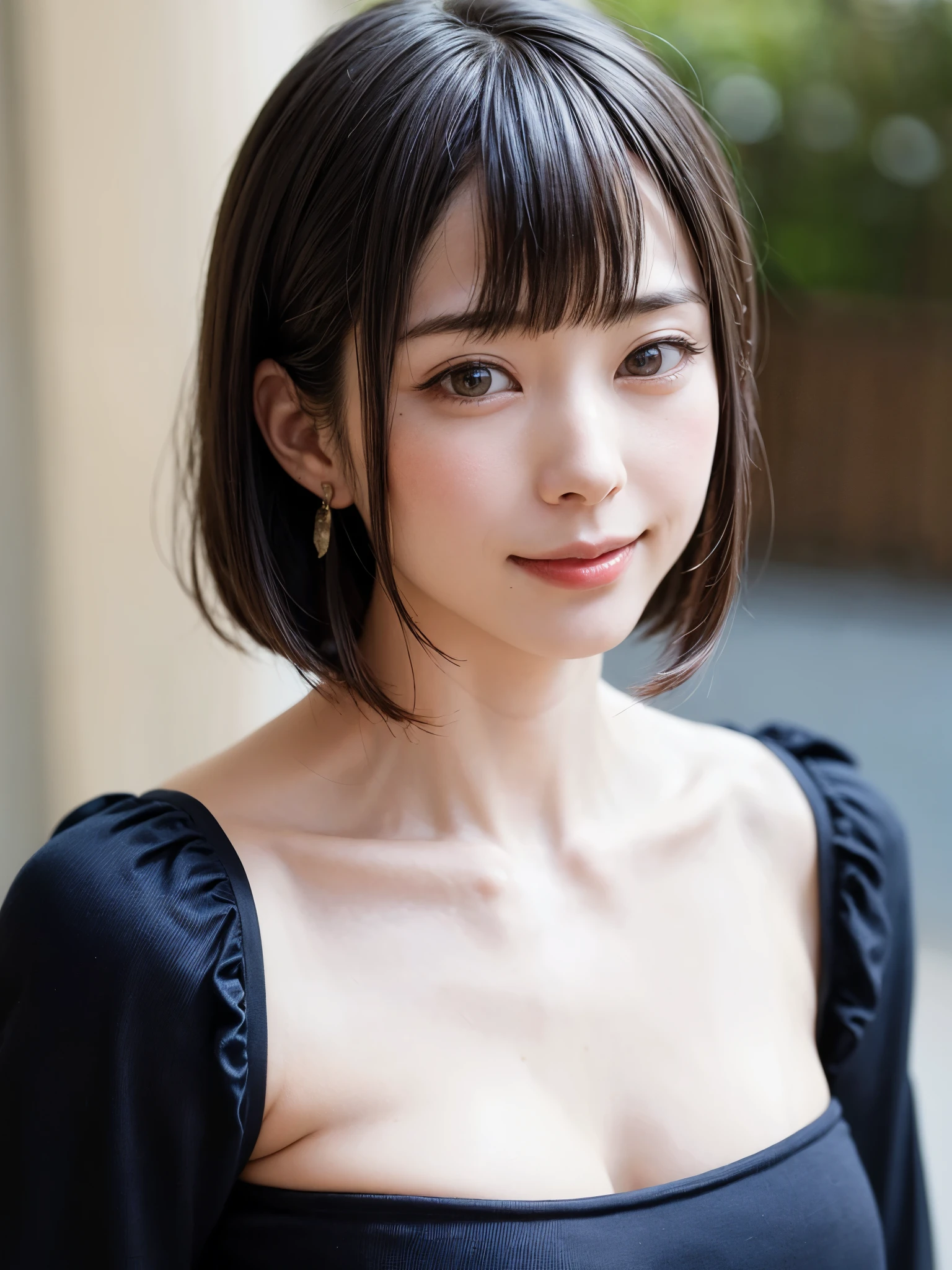 (software:1.8、masterpiece, highest quality),1 girl, alone, hyper Realistic, Realistic,Realistic, Looking at the audience, Light brown eyes:1.4,Brunette Short Bob Hair with highly detailed shiny hair, Brightly colored winter clothes, Lepangas:1.4), Outdoor, Mouth closed, Upper Body、big chest eye、eyelash、{Hugeな|big chest|Hugeなな|Mega} whole :2, chestの谷間:2、(((big chest eye、Short Bob Hair、Highlights from Students、Looking at the audience、She is very beautiful and cute、Show me your ears、Long neck、smile、Close your mouth and smile、Bangs and beautiful teeth)))、Ideal body type、(Norway covered in snow in winter)、美しいLong neck:1.4、(({Huge|big|Hugeな|Mega} chest, chestの谷間:2、Upper Bodyは何も身に付けていない:1.9))、(((Portraiture:2)))、Perfect Anatomy