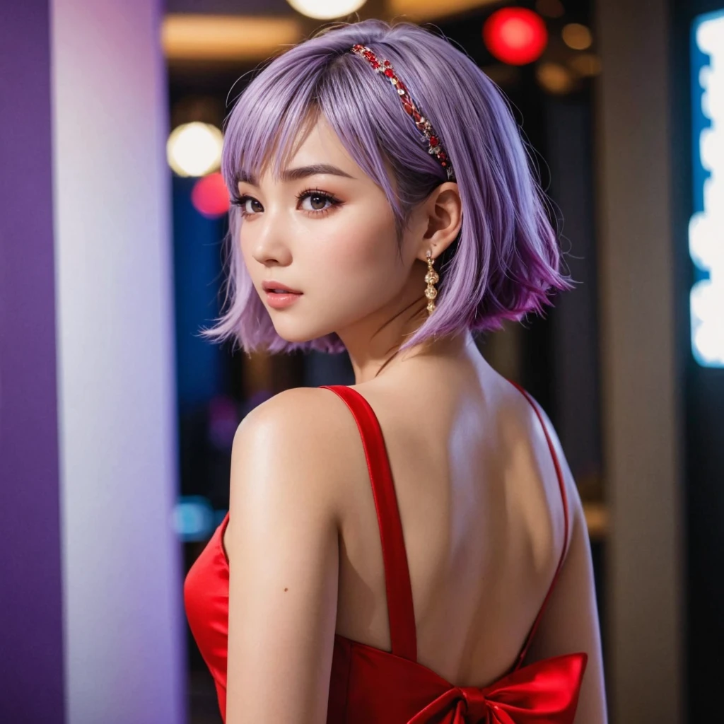 Ayane, (melhor qualidade,ultra-detalhado),(Realista:1.37), rosto bonito e detalhado, Textura ultrarrealista, rosto delicado, corpo delicado, batom vermelho, cores vivas. High definition, 8k. athletic body,
