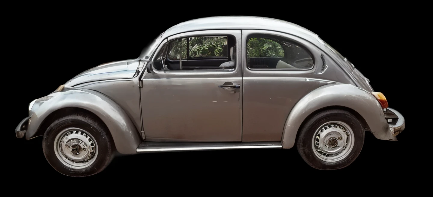 Vw fusca, brasil, 1995, cinematic quality, pintura perfeita.