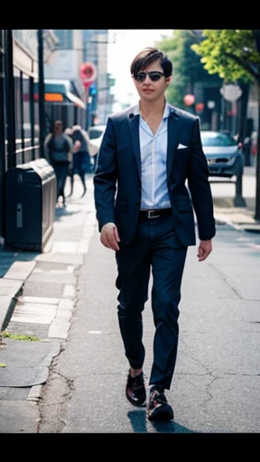 good looking、walking