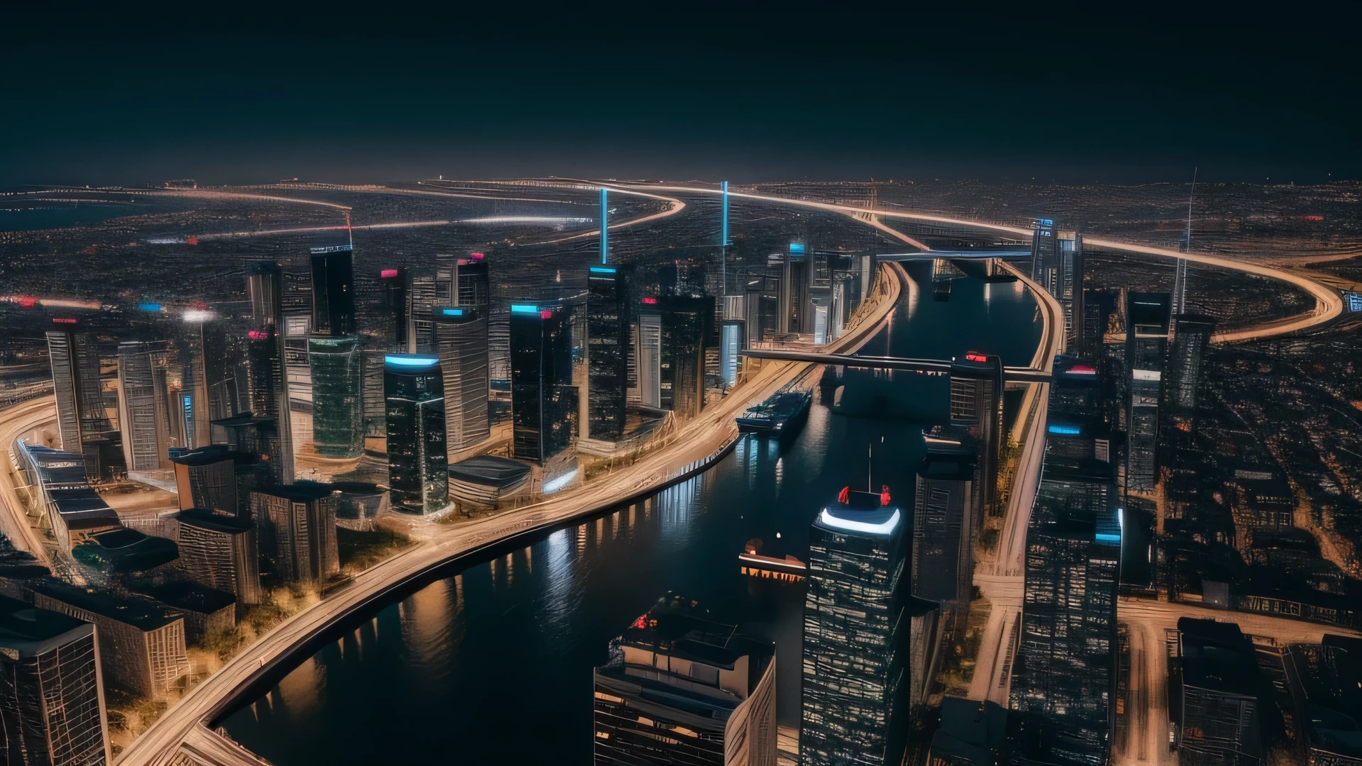 modern city