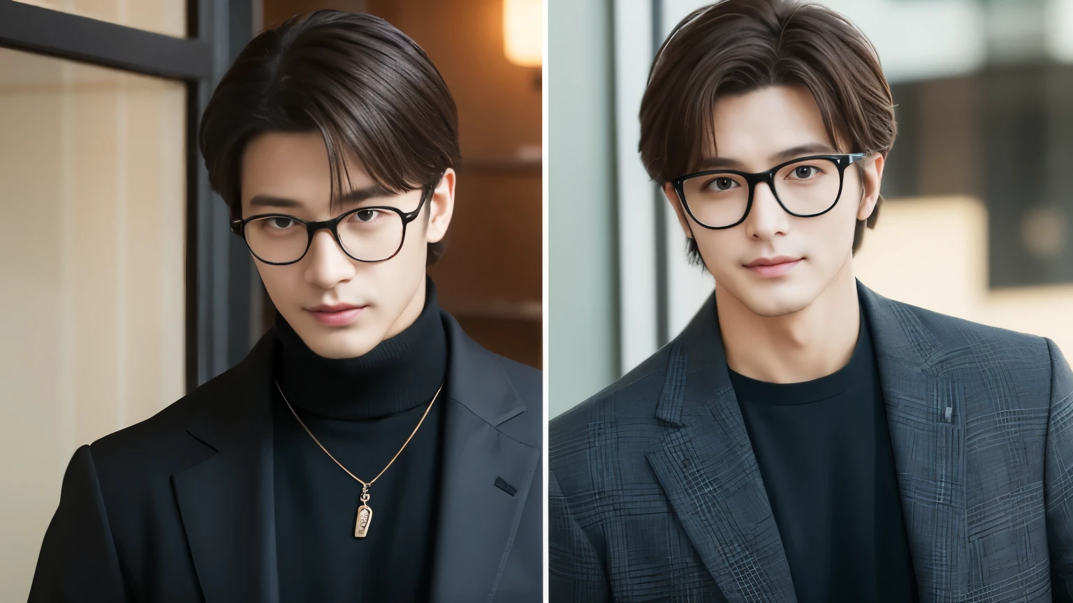 musician、Refreshingly handsome man in his 40s、(Super cool S-class boys)、Japan male, 20 years old、、Inside a stylish cafeで撮影、a handsome guy、(CG Unity 8K high resolution photo)、(Very detailedSクラスのa handsome guy性)、(Photorealistic)、(highest quality))、Very detailed、super high quality、expensive、Audience、kind person、Very beautiful hair Perm Hair、Bright photo、Handsome like a model、Handsome like an idol、looking at the camera、Inside a stylish cafe、A slim and muscular man who looks good in glasses、Very intelligent