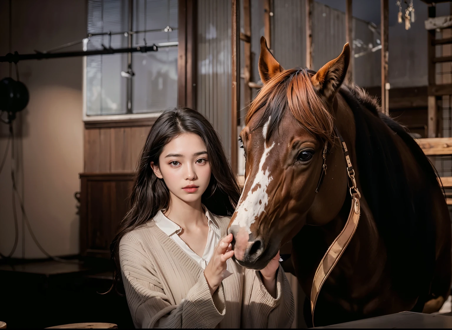 (Best quality, 8k, 32k, Masterpiece, UHD:1.2) a well-proportion female hand, feminine hands ((horse)) ((hands))