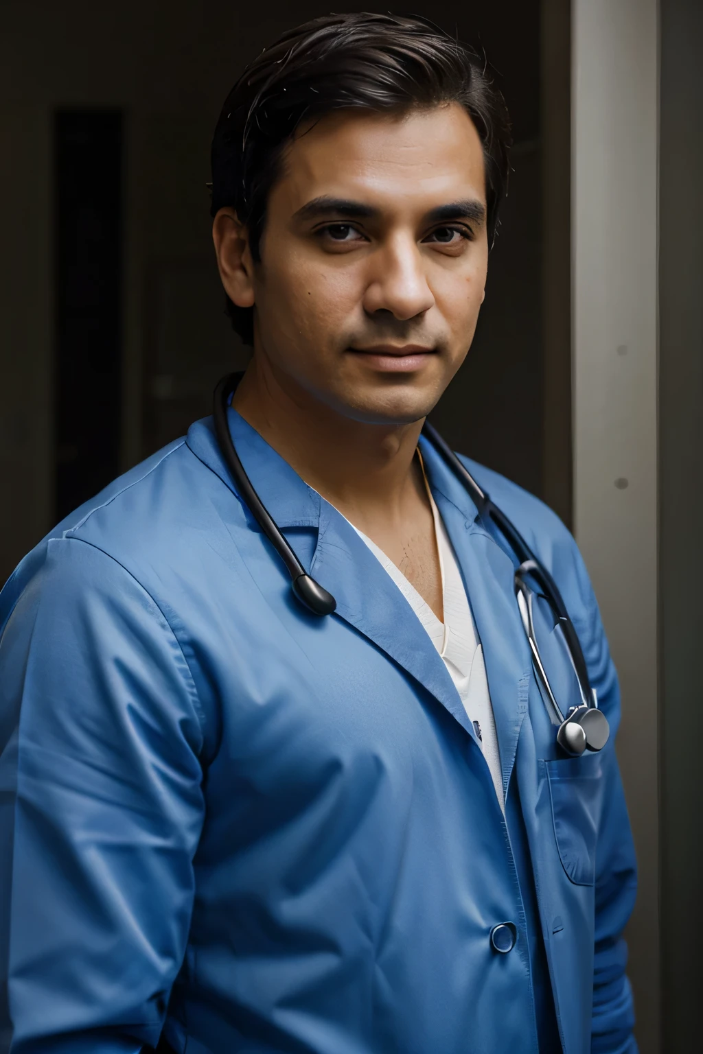 a male doctor, potrait photo, professional, photography