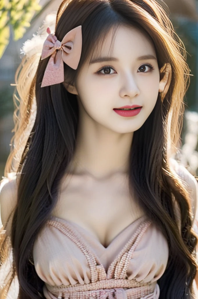 (Reality),(for real: 1.4), best quality, Implications, Ultra Detailed, Meticulous attention to detail, high resolution, 8k wallpaper, Perfect dynamic composition, Full body image,appearance: Fresh and natural:秋天甜妹的appearance通常给人一种Fresh and natural的感觉,Fair and translucent skin,Bright Eyes,The whole person looks much younger。warm sunlight:她的笑容warm sunlight,Make people feel comfortable and friendly。Full of energy:She is always full of energy,light steps,It gives a positive feeling。
clothing:
Soft materials:秋天甜妹的clothing材质通常以柔软为主,Like cotton、numb、chiffon ETC.,Makes people feel comfortable and natural。warm color:她们的clothing色调偏向温暖,Such as light brown、Light brown、pink ETC.,It gives a feeling。fashion elements:她们的clothing中常常融入fashion elements,Like ruffles、Lace、bow, ETC,Show sweet personality。cosmetic: Transparent makeup base:秋天甜妹的cosmetic通常以清透自然的底妆为主,Highlight skin'natural luster。柔和Eye Makeup:Eye Makeup,They choose pastel colors,Like pink、light brown, ETC,Create a cute and sweet feeling。lip makeup:lip makeup方面,The colors they usually choose,Like pink、Peach color ETC.,Add sweetness。