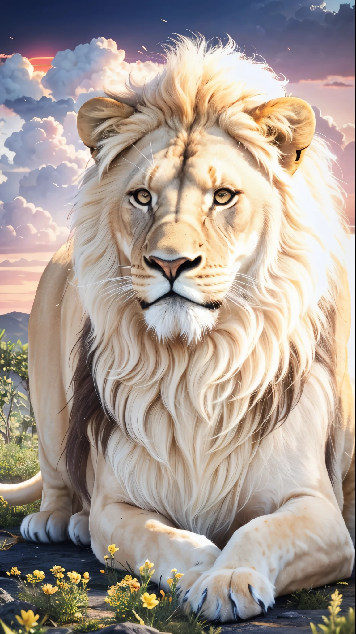 Lion, Divine Lion, naturais, Natureza, Natureza, Linda, renderizado, fotorrealista, UltraHD, 4k, texturasdetalhadas, thunders, sombras detalhadas, cores detalhadas, por do sol, sol se pondo, Sunset, Natureza Linda, Great Divine, por do sol, contraste detalhado, contraste realista, high resolution, cores detalhadas, fogo, eletricidade, divina criatura, 8k, Detailed Realistic, 16K, 8K, HD, contraste detalhado, contraste realista, high resolution, cores detalhadas, fogo, eletricidade, divina criatura, 8k, Detailed Realistic, Elegante, 