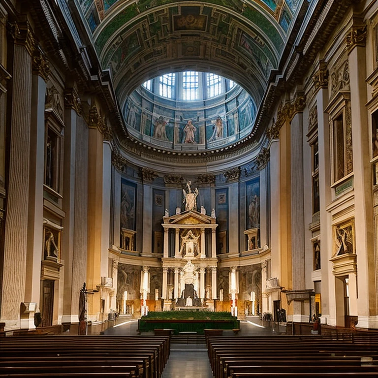 “Vatican Holiness” Prompt: &quot;Interior of St. Peter&#39;s Basilica in the Vatican&quot;