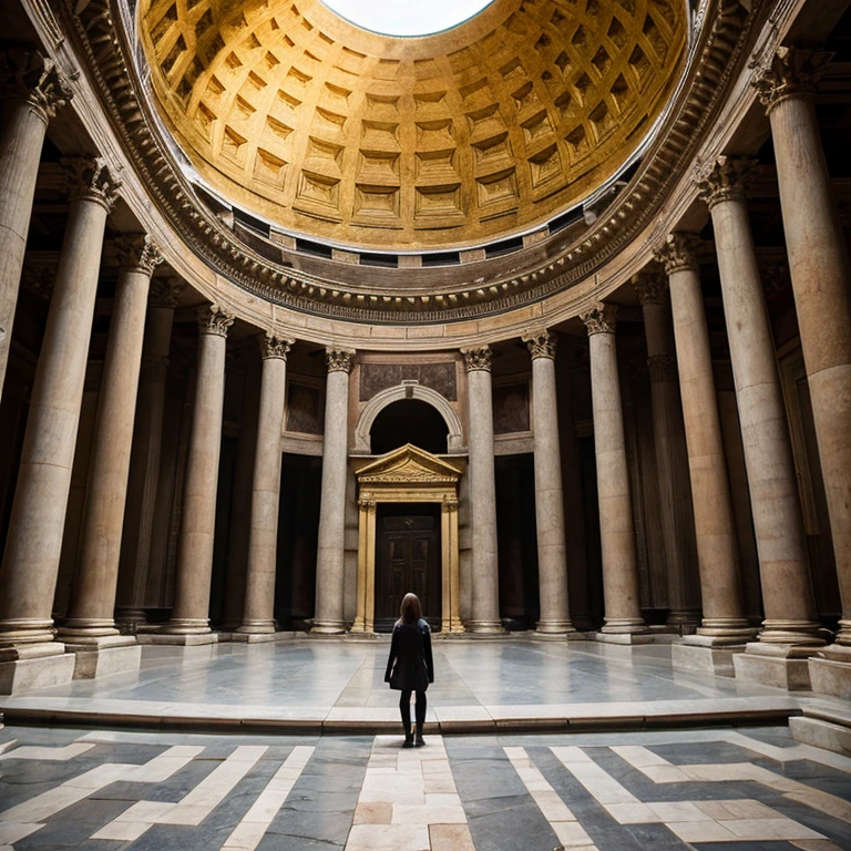 “Legacy of the Pantheon” Prompt: &quot;The Pantheon Dome from the inside&quot;.