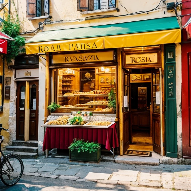 “Roman Pasta” Prompt: “A Roman restaurant that makes fresh pasta”