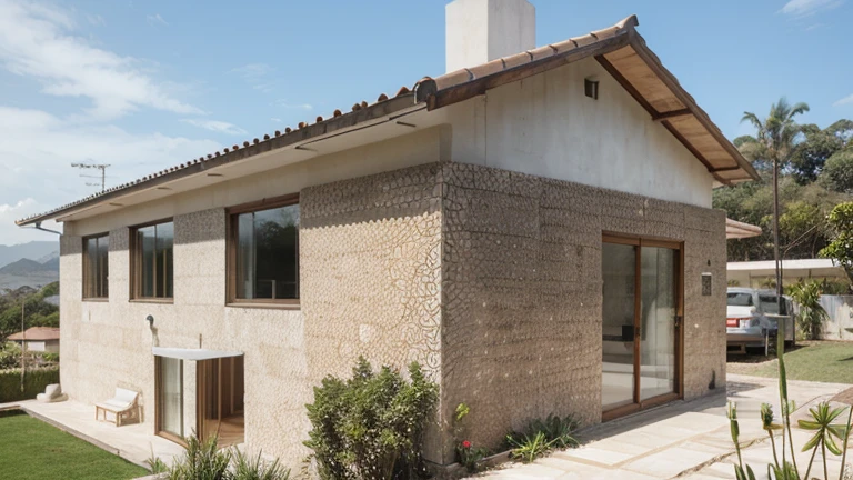 Casa moderna, Glazing, jardins, luz natural, Souto moura