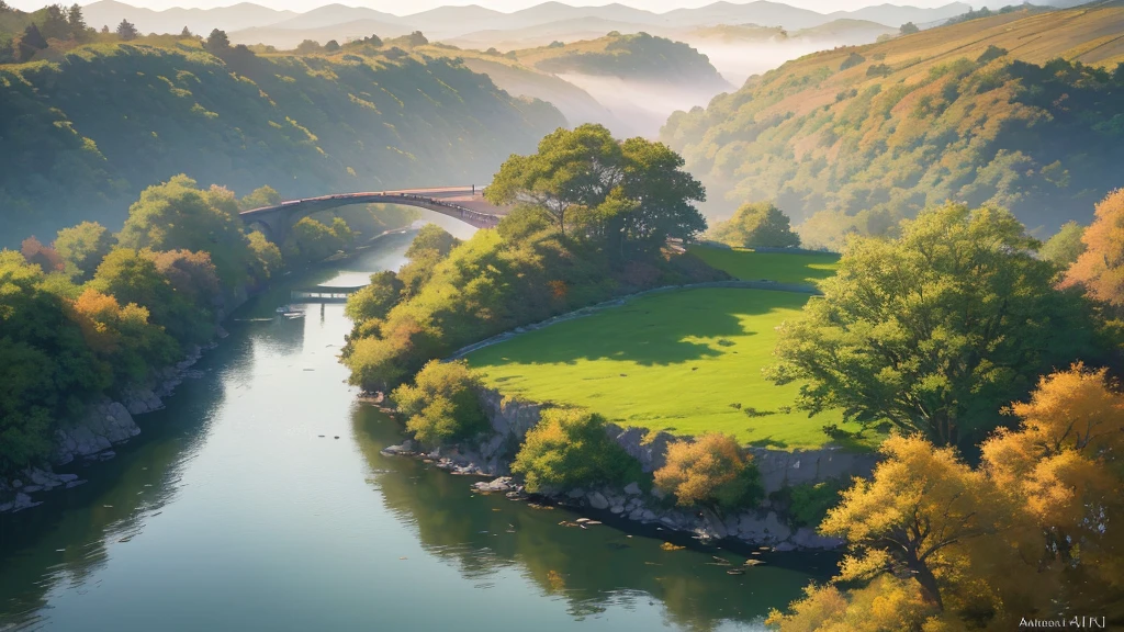(highest quality, High resolution, masterpiece)、(Anime Art 4k) envelope cluster: dense shadows and vibrant colors, every line and curve expertly rendered, heart-characterizing detail and intricacykyo - the embodiment of artistic beauty and technique
(Realistic) Nihonbashi bridge at sunrise, life-like reflections on the water's surface, authentic textures of the wood and leaves, impeccable attention to every detail, between reality and the canvas indistinguishable
((Beautiful landscape photography)) Serene Irish countryside, morning light filters through the mist, golden hues illuminate the rolling hills and the gentle breeze rustles