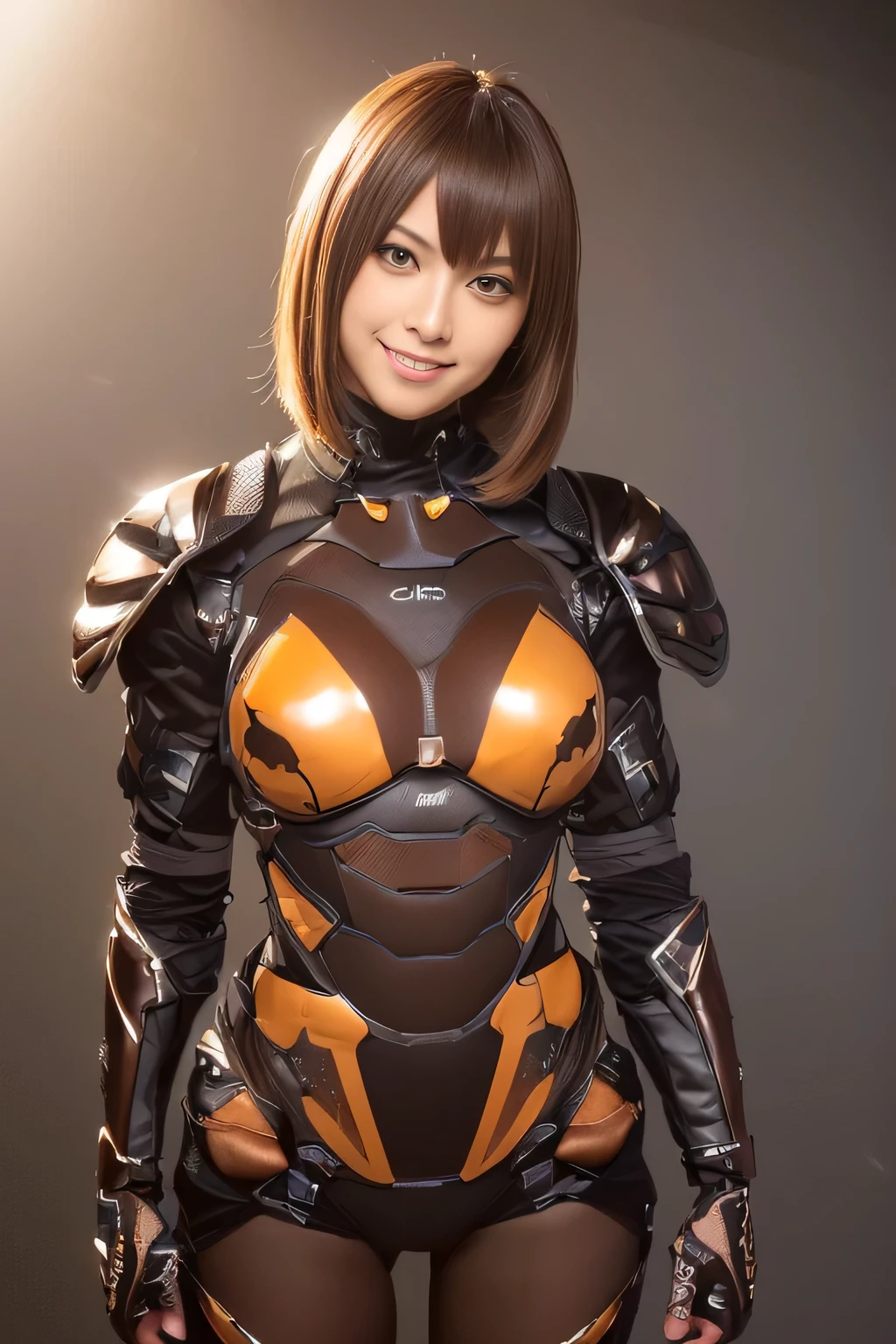 (high resolution,masterpiece,best quality,extremely detailed CG, anime, official art:1.4), realistic, photo, amazing fine details, all intricate, gloss and shiny,awesome many layers, 8k wall paper, 3d, sketch, kawaii, illustration,( solo:1.4), perfect female proportion,villainess, (fusion of dark brown cockroach and lady:1.4), (brown cockroach form lady:1.2), (brown cockroach lady:1.2), (fusion:1.2), (solo:1.4), (evil smile:1.2), muscular, abs, (cockroach brown exoskeleton bio insect suit:1.4), (cockroach brown exoskeleton bio insect armor:1.2), (brown transparency cockroach wing:1.4), (brown cockroach antennae:1.3),