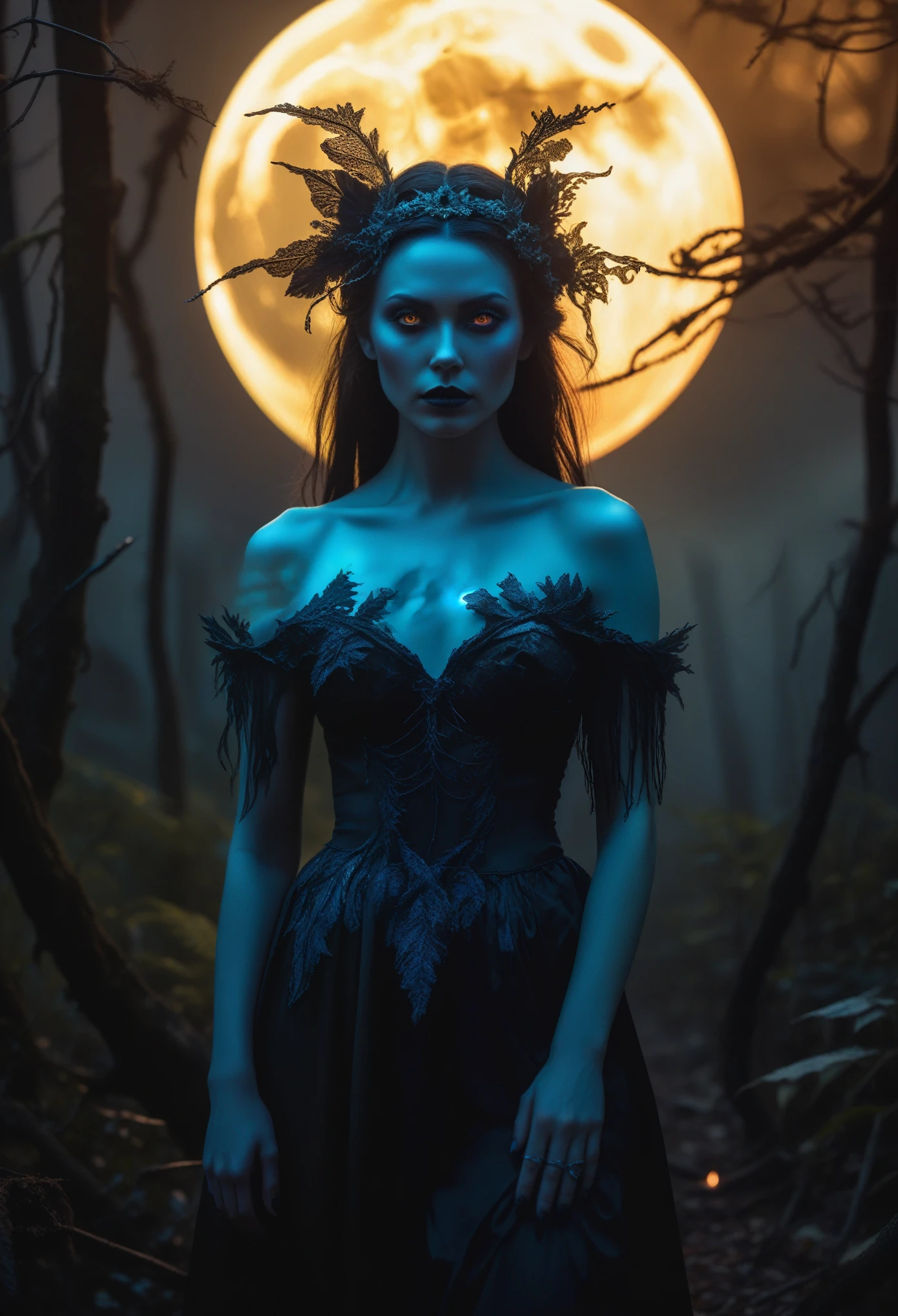 best quality, ultra-detailed, realistic, portraits, dark and eerie atmosphere, glowing eyes, ethereal presence, hauntingly beautiful, ghostly figures, swirling mists, supernatural entities, demonic essence, shadowy forms, eerie whispers, sinister aura, hauntingly pale skin, dark and twisted branches, flickering candlelight, macabre elements, mysterious and enigmatic, spectral apparitions, gothic art style, hauntingly captivating, spectral realm, hauntingly melancholic, otherworldly beauty, ethereal glow, hauntingly haunting, chilling and atmospheric, eerie and ominous lighting,full body length,very bad babygirl, Molecule girl,Obsidian opal,evil temper,full body lenght shot,Rubyfall Spectrolite fairy and her babe,long hair,freckles,pretty face,eyebrow up,full body shot,ominous landscape,Simon Stalenhag,prime colors,urban,extremely detailed,masterpiece,intricate details,faded,eyes extremely detailed, high detailed eyes,8k resolution,RAW, Nikon Z9,city in mountain on background,niobium Chalcopyrite moon,Moondragon,photosnap in action,extremely photorealism,extremely dangerous landscape,Raja Ampat of Indonesia