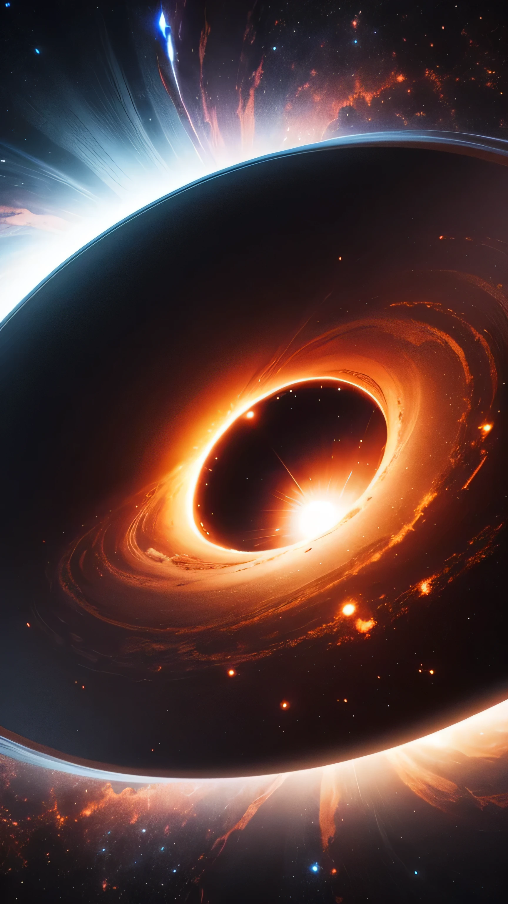 supermassive black hole, the space, 8k
