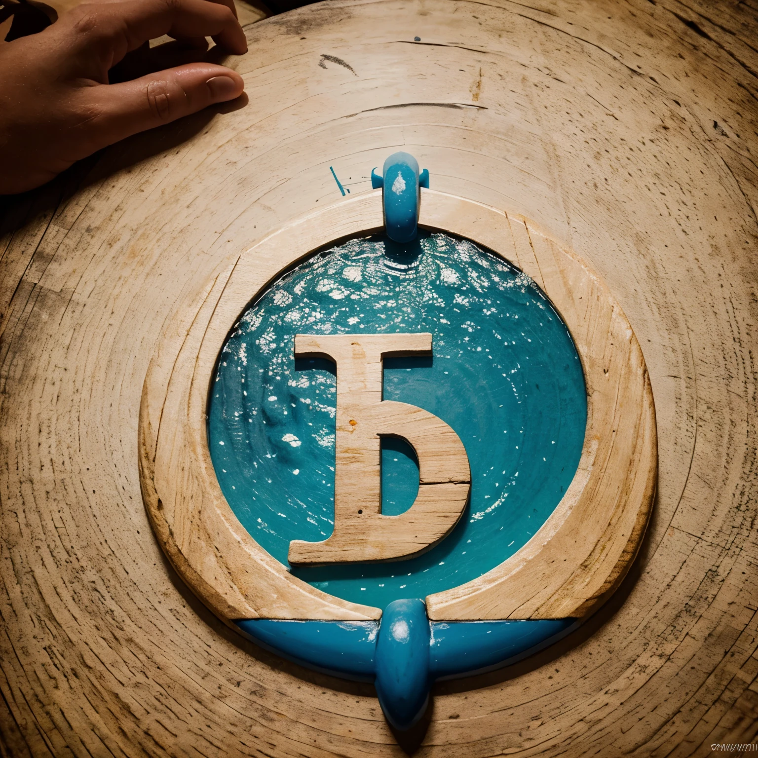Crea una imagen entre una brujula un ancla y las letras AG
