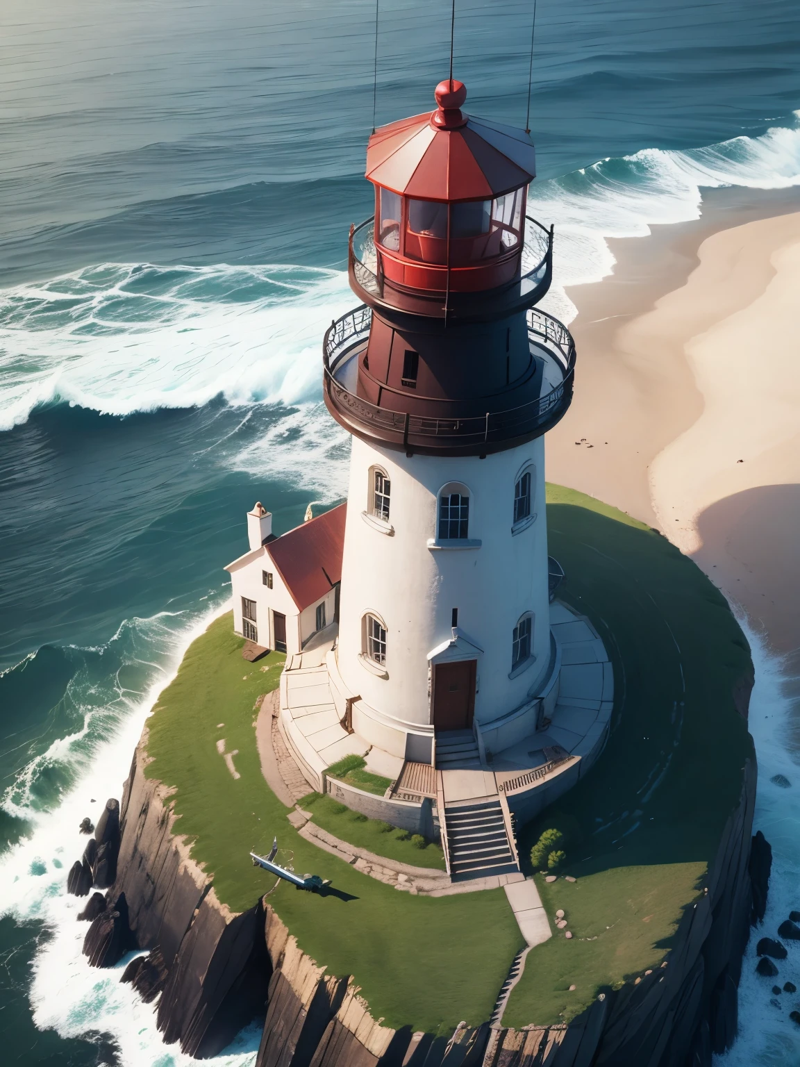 lighthouse, ultra detailed, high quality, 8k resolution