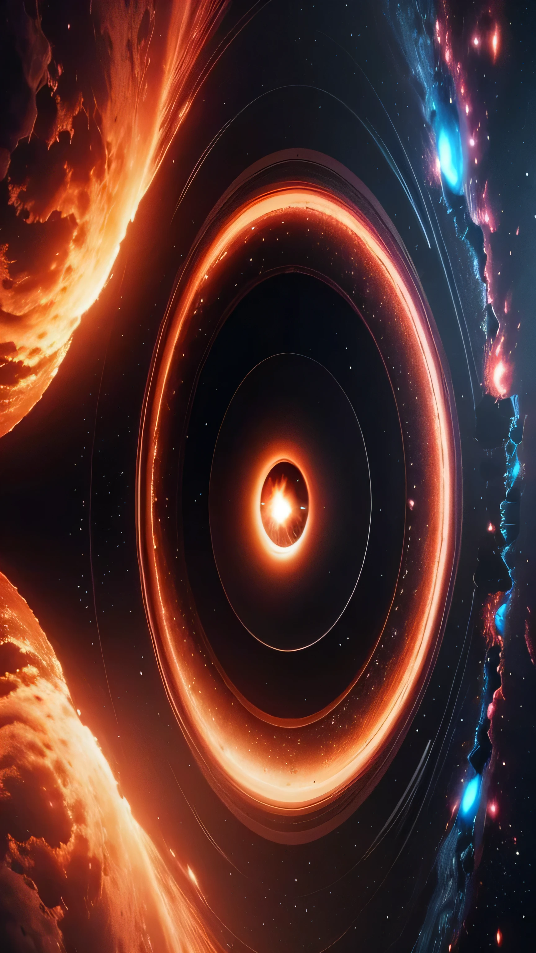 supermassive black hole, the space, 8k