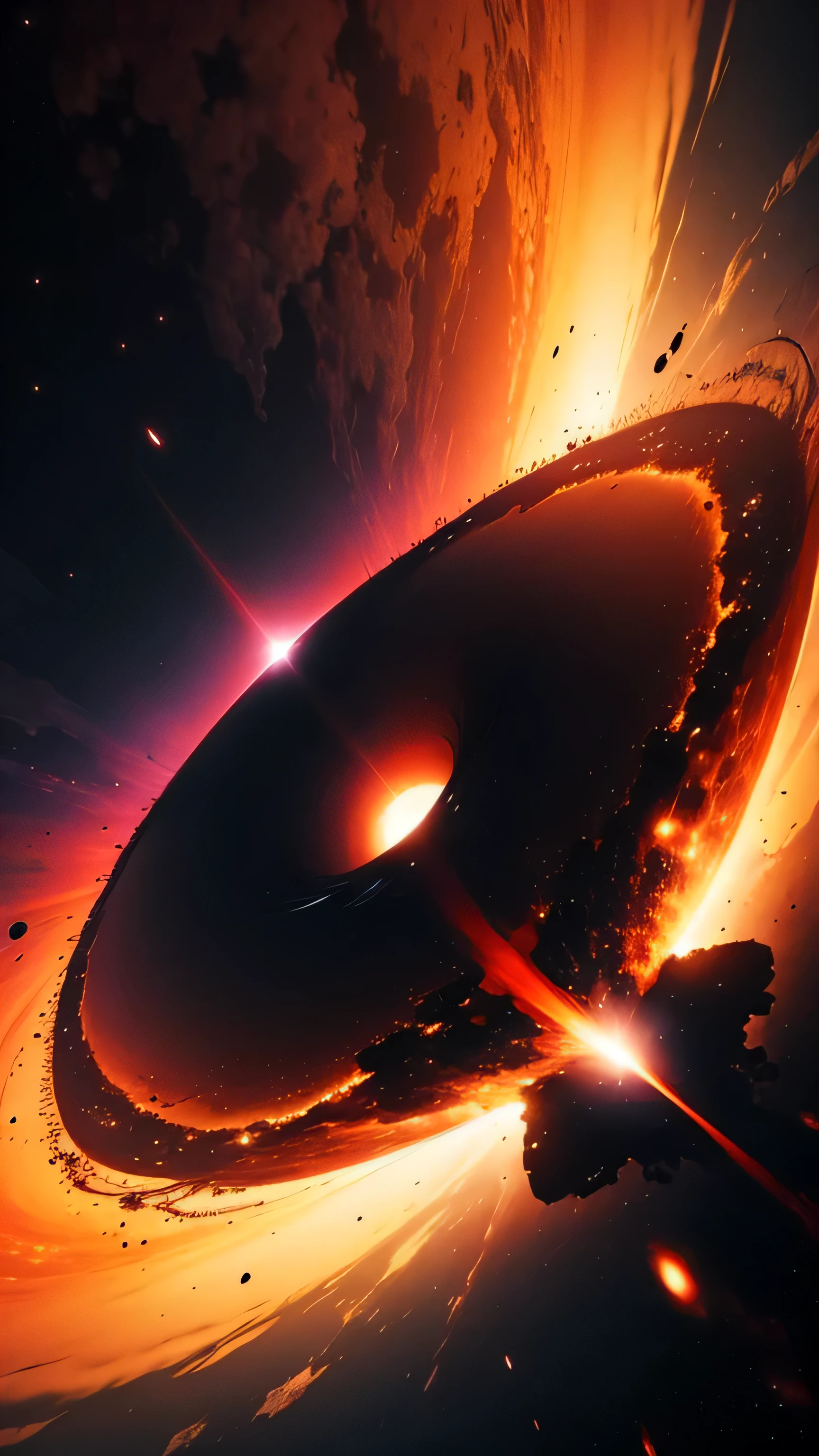 supermassive black hole, the space, 8k